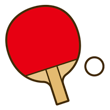 Ping Pong Paddle and Ball